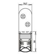 Athmer OHG Schall-Ex Ultra joint de porte WS No.1-290 déclenchement bilatéral