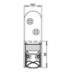 Athmer OHG Schall-Ex Ultra joint de porte WS No.1-290 déclenchement bilatéral-1