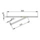 Athmer Limiteur d'ouverture de porte Porti pour vantail L.720-1110mm cadres bois et métal 120 degrés-4