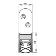 Athmer OHG Schall-Ex Ultra Türdichtung WS Nr.1-290 Auslösung 2-seitig