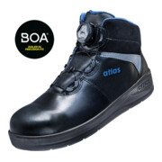 Atlas Chaussure de sécurité montante THERMOTECH 9800 BOA HI HRO, S3, W10, noir