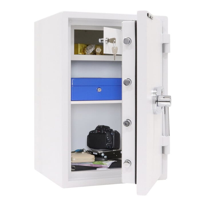 Atlas Coffre-fort ignifuge Atlas Fire 65 EL serrure électronique blanc