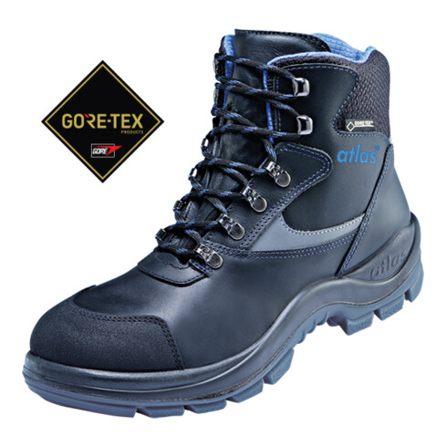 Atlas knöchelhoher Sicherheitsschuh GTX 535 GORE-TEX S3, Weite 12 Größe 44