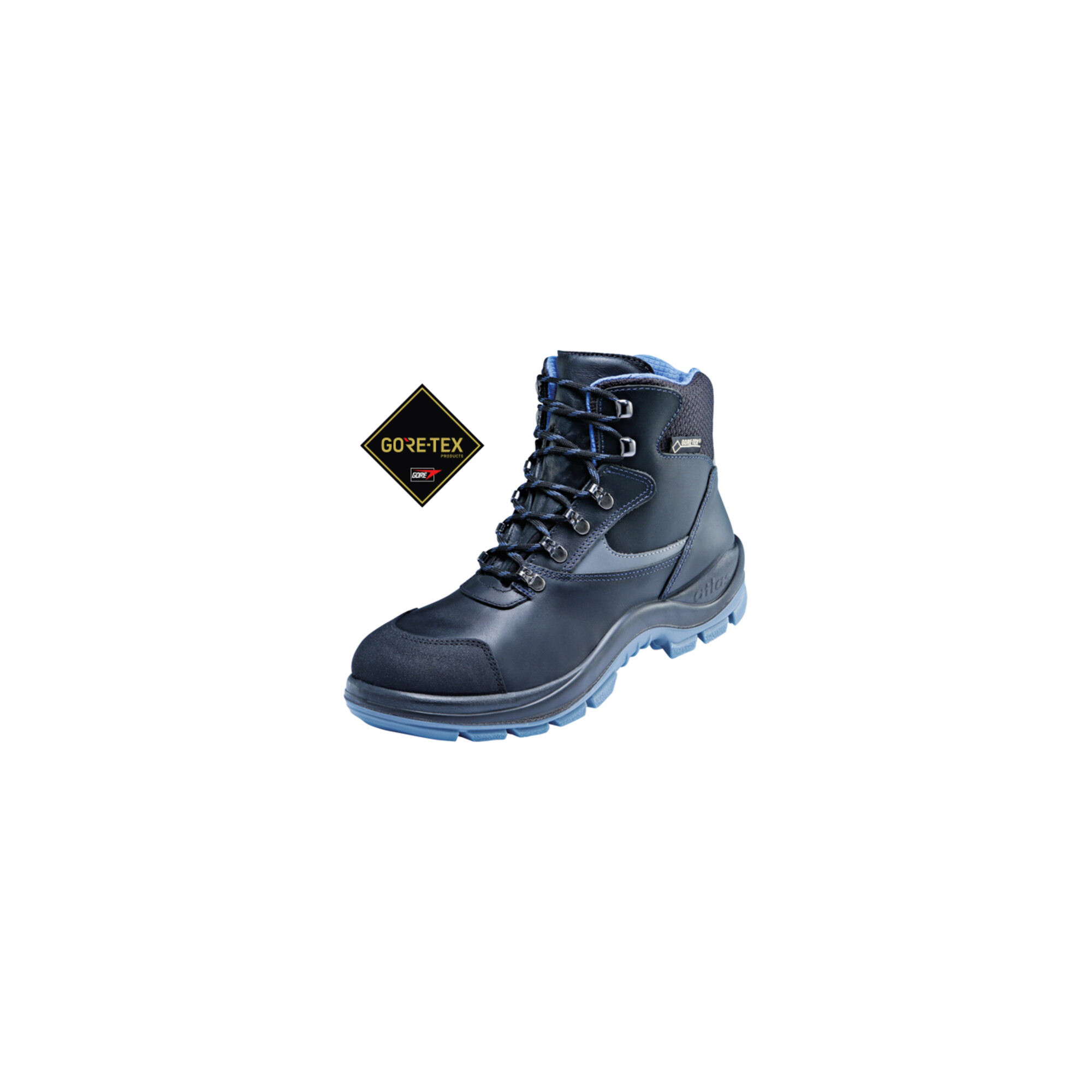 Atlas knöchelhoher Sicherheitsschuh GTX 565 XP blueline ESD S3, Weite 12 Größe 44