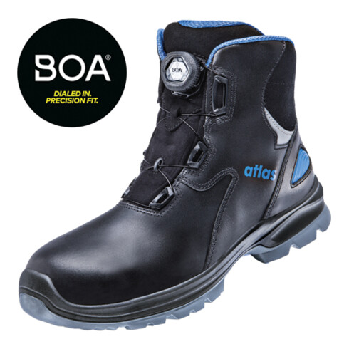 Atlas knöchelhoher Sicherheitsschuh SL 9845 XP BOA ESD S3, Weite 10 Größe 42