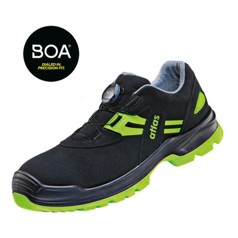 Atlas Scarpa bassa FLASH 5255 XP BOA ESD S3, larghezza 10 taglia 37