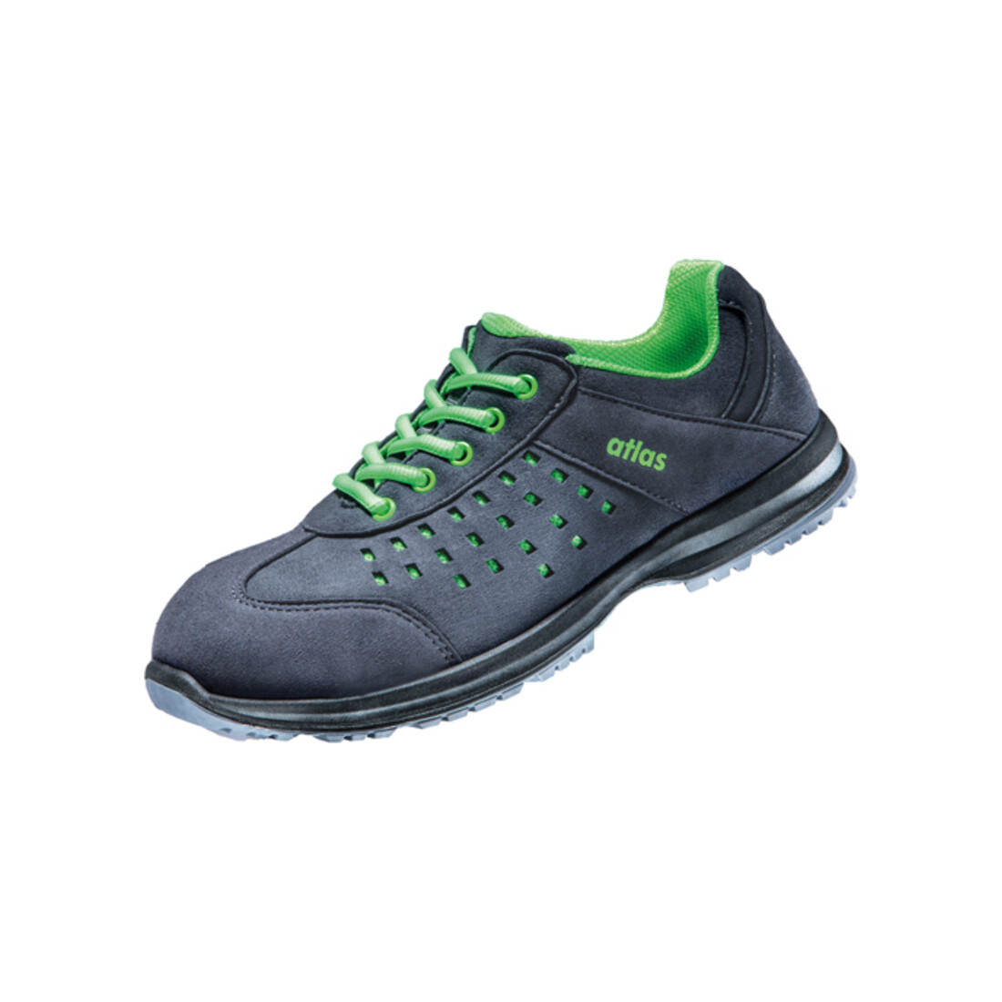 Atlas Scarpa di sicurezza GX 132 ESD S1 B, nero/verde