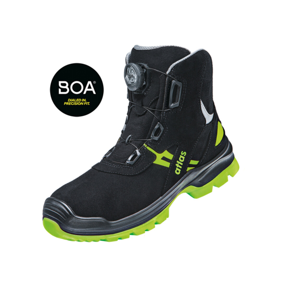 Atlas Scarpe antinfortunistiche alte alla caviglia FLASH 8255 XP BOA ESD S3