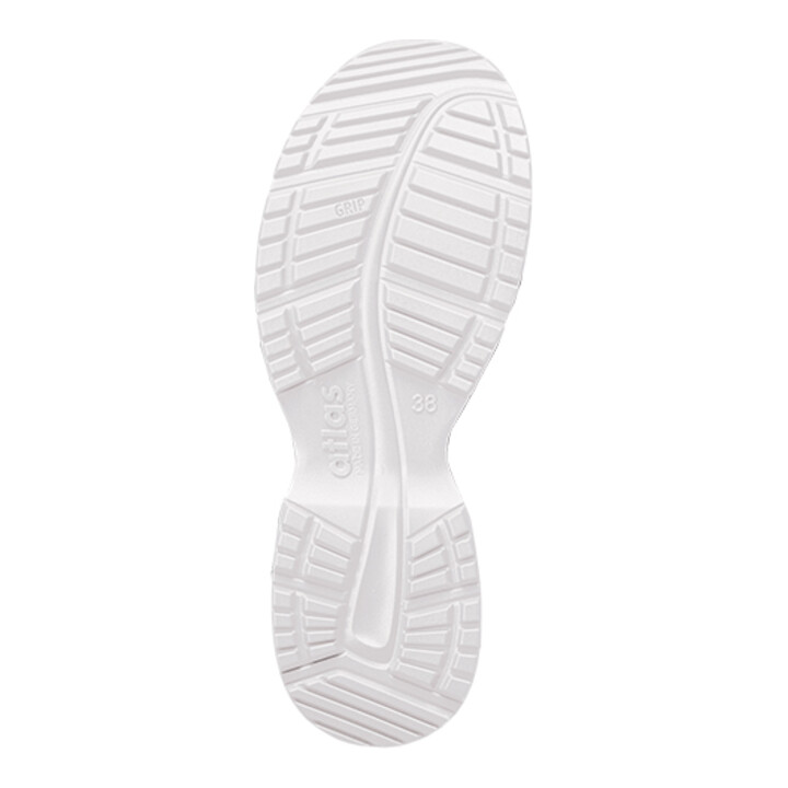 ATLAS Sneaker WHITE rubberen zool met aktiv-X functioneel voering