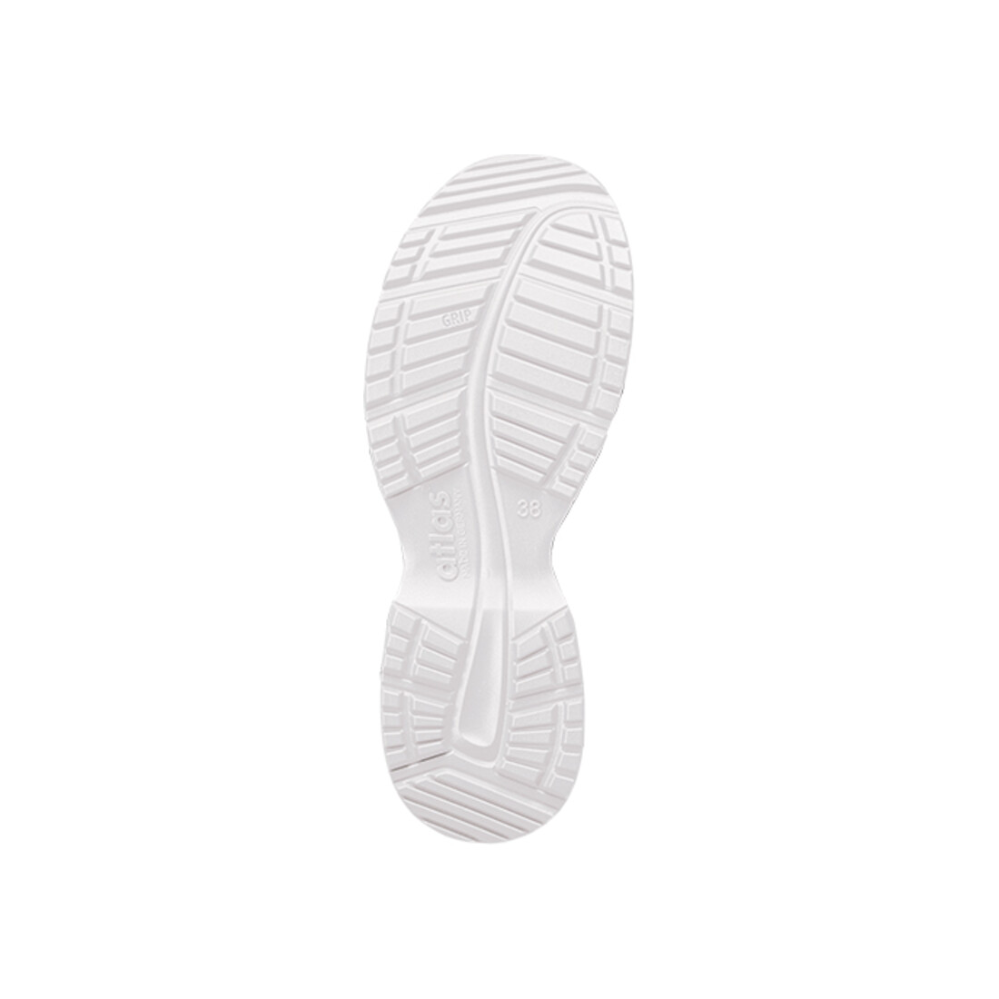ATLAS Sneaker WHITE rubberen zool aktiv-X functioneel voering
