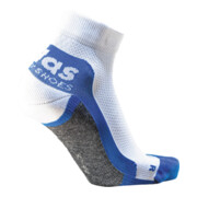 Atlas Sneaker Workwear Socke weiß/blau