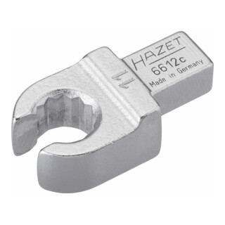 HAZET Clé circulaire à mortaiser ouverte, 9x12 mm