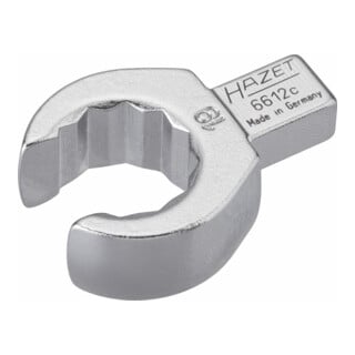 HAZET Clé circulaire à mortaiser ouverte, 9x12 mm