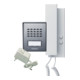 Audio-Türsprechanlage CAS 88306 1-Familienhaus weiß/anthrazit Alu./Ku. GEV-1