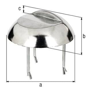 Auflaufstütze Alu-Guss roh anschr. Betonanker 65mm GAH