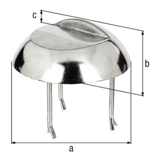 Auflaufstütze Alu-Guss roh anschr. Betonanker 65mm GAH