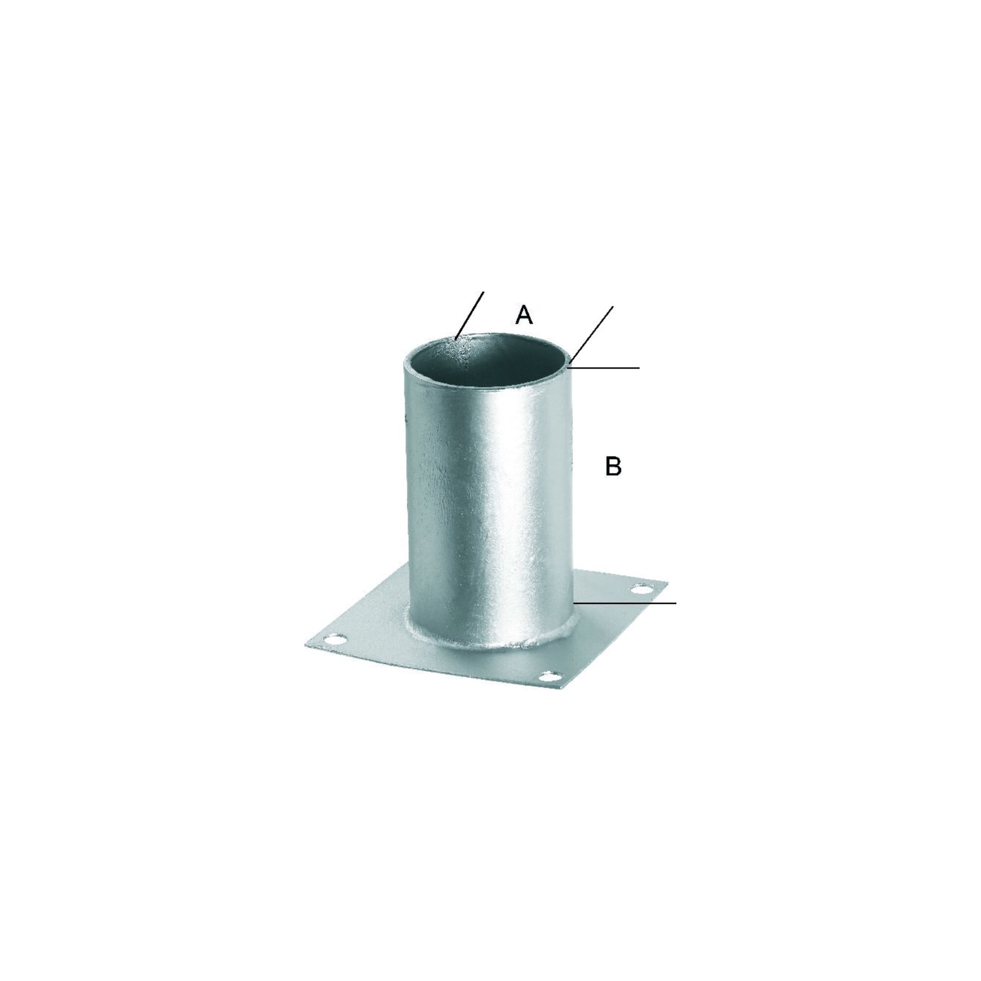 Aufschraubhülse für 80 Rundholz ; E-NORMpro