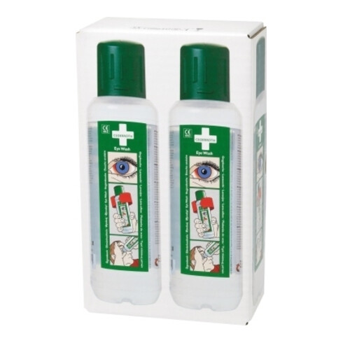 Augenspülflasche 2 x 0,5l DIN EN15154-4 CEDERROTH