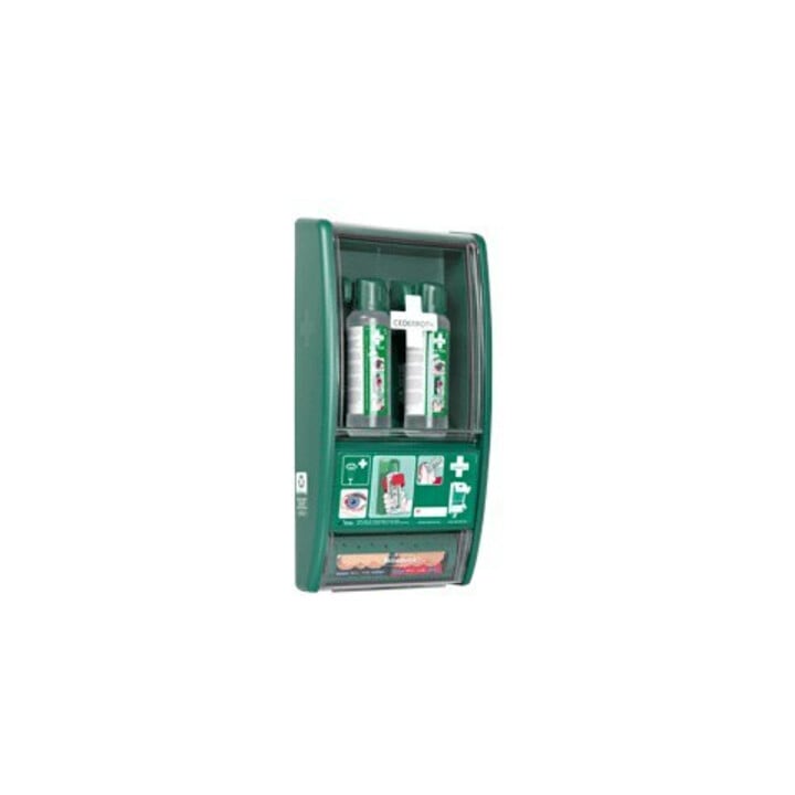 Augenspülstation 2 x 0,5 l,1 x Pflasterspender CEDERROTH