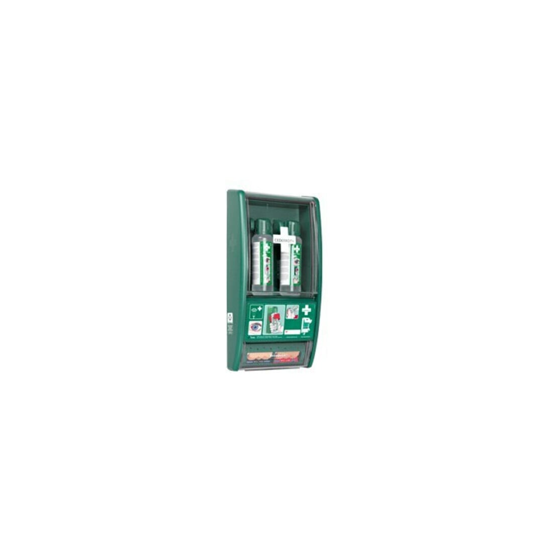 Augenspülstation 2 x 0,5 l,1 x Pflasterspender CEDERROTH