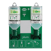 Augenspülstation 2x0,5l Haltbarkeit 3 Jahre(ungeöffnete Flasche) PLUM