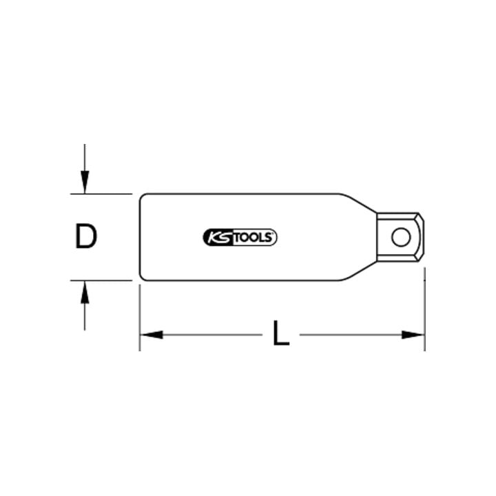 Augmentateur isolé, 1/4"Fx3/8"M