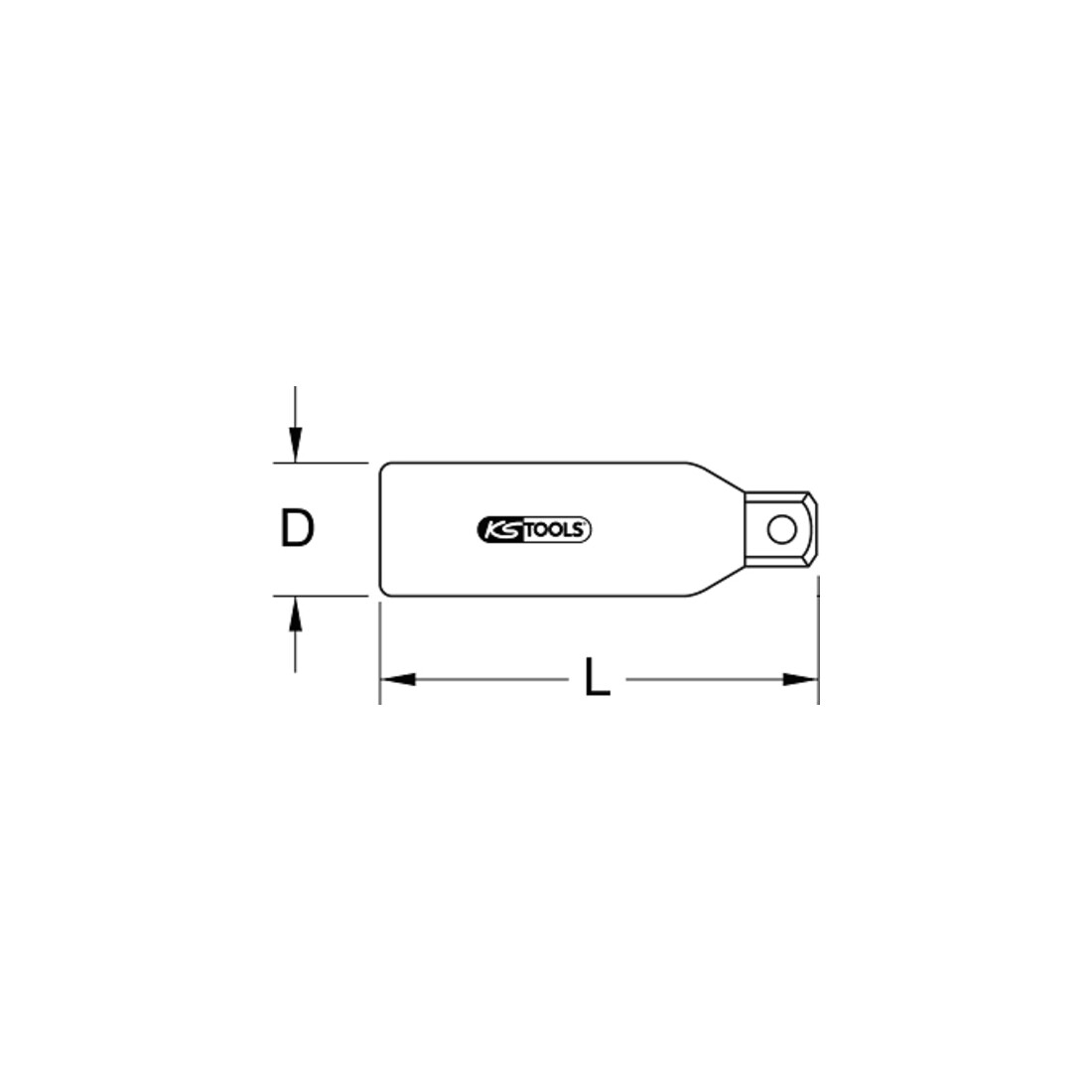 Adaptateur d'agrandissement isolé KS Tools