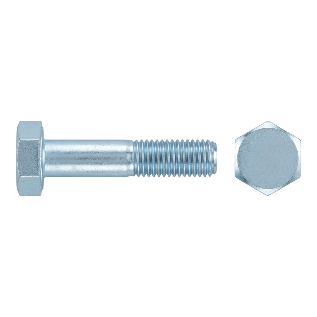 25 Sechskantschrauben DIN 931 - M16x170mm - verzinkt