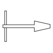 Ausdrehwerkzeug R 88337 NR.2 M5 -M12 Stahl 1 Stück AMECOIL
