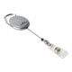 Ausweishalter m.Druckknopfschlaufe Band-L.800mm grau DURABLE-1