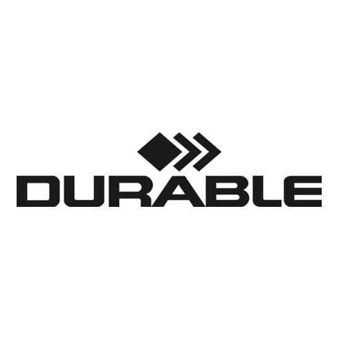 Ausweishalter m.Druckknopfschlaufe Band-L.800mm grau DURABLE