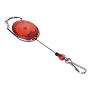 Ausweishalter m.Federhaken Band-L.800mm rot DURABLE-1