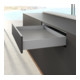 Hettich Kit de profil de côté de tiroir, AvanTech YOU, hauteur 101 mm, NL, argent, gauche et droite-2