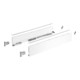 Hettich Kit de profil de côté de tiroir, AvanTech YOU Set, hauteur 101 mm, NL, blanc, gauche et droite-1