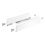 Hettich Kit de profil de côté de tiroir, AvanTech YOU Set, hauteur 101 mm, NL, blanc, gauche et droite