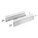 AvanTech YOU Kit de profil de côté de tiroir, hauteur 101 mm x NL 600 mm, argent, à gauche et à droite-1