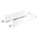 Hettich Kit de profil de côté de tiroir, AvanTech YOU, hauteur 139 mm, NL, blanc, gauche et droite-1