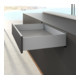 Hettich Kit de profil de côté de tiroir, AvanTech YOU, hauteur 77 mm, NL, argent, gauche et droite-2