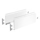 Hettich kit de profil de côté de tiroir, AvanTech YOU, hauteur 187 mm, blanc, gauche et droite-1