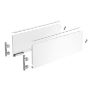 Hettich kit de profil de côté de tiroir, AvanTech YOU, hauteur 187 mm, blanc, gauche et droite