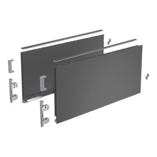 Hettich kit de profil de côté de tiroir, AvanTech YOU, hauteur 251 mm, anthracite, gauche et droite