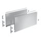 Hettich Kit de profil de côté de tiroir, AvanTech YOU, hauteur 251 mm, argent, gauche et droite-1