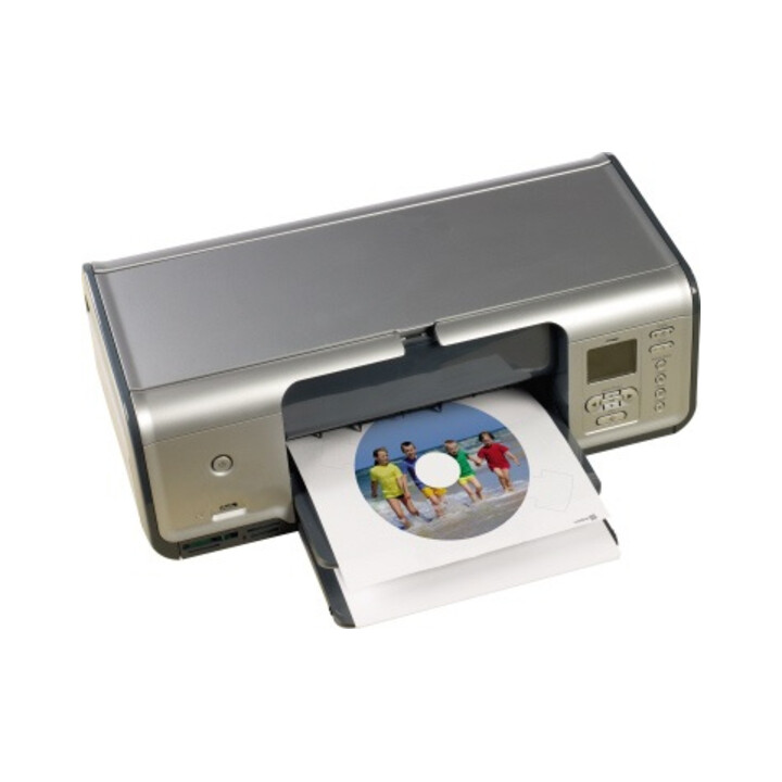 Avery Zweckform CD/DVD-Etikett L6015-25 matt weiß 50 St./Pack.