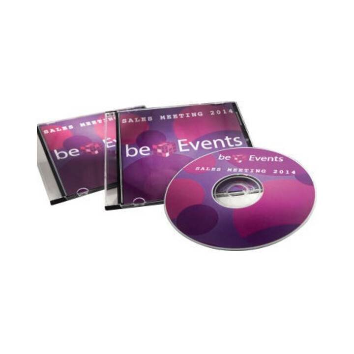 Avery Zweckform CD/DVD-Etikett L6015-25 matt weiß 50 St./Pack.