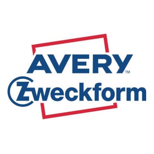 Avery Zweckform CD/DVD-Etikett L6043-25 117mm weiß 50 St./Pack.