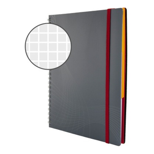 Avery Zweckform Collegeblock Notizio 7015 DIN A5 kar. 90Bl. grau