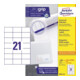 Avery Zweckform Etikett 3652-200 70x42,3mm weiß 4.200 St./Pack.