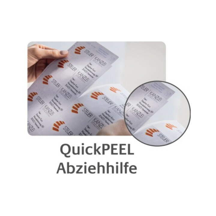 Avery Zweckform Etikett 3660-200 97x67,7mm weiß 1.600 St./Pack.