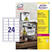 Avery Zweckform Etikett L4773-100 63,5x33,9 mm wetterfest LK