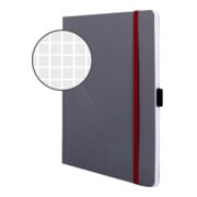 Avery Zweckform Notizbuch 7019 DIN A5 kariert 80Bl. grau-1